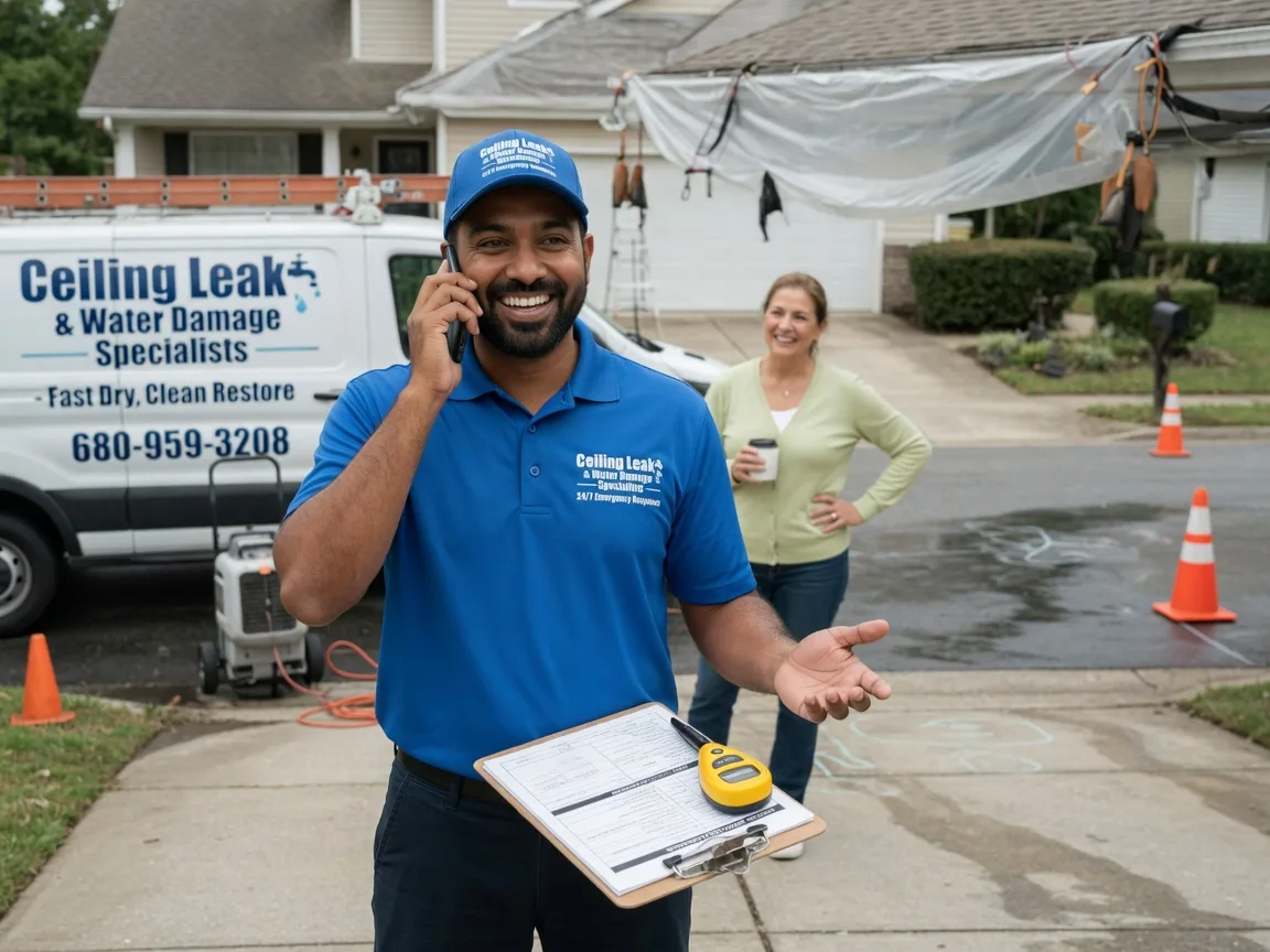 Ceiling Leak Cleanup Bonnerdale, AR FAQs